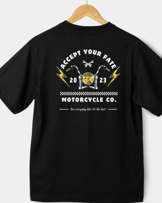 Accept Your Fate Tee - Black